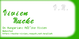 vivien mucke business card